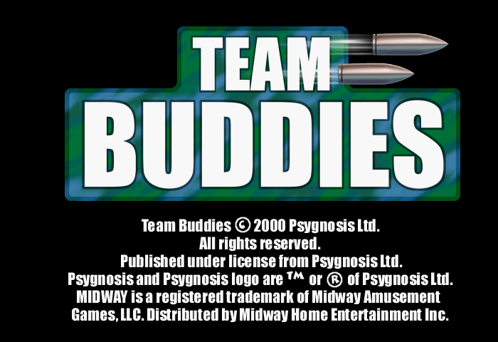 Team Buddies Title Screen